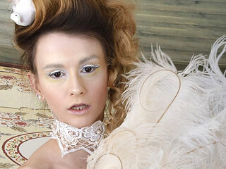 Adele Unicorn White Venice Cosplay Mask Costume