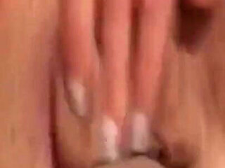 Creamy Cum Dripping From Throbbing Camel Toe Slit
