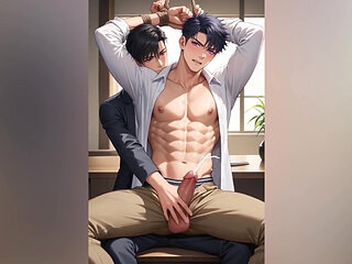 Young Skinny Boy Huge Dick Inside Asshole