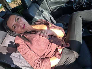 Sloppy Blowjobs & Big Boobs Teasing - Cameltoe, Moans & Wet Fingers