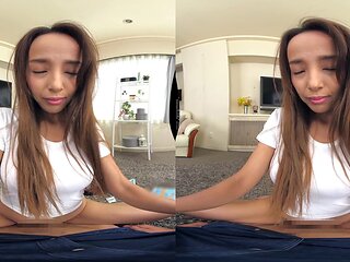 Japanese Milf in VR POV for Sultry Sensual Play