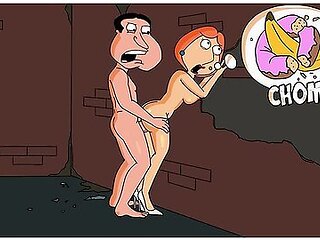 Car Toon In Guy Parody - Loiss Affair With Quagmire Is Big And Public