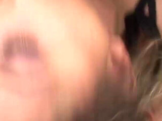 Ebony Babe with Big Ass Is Orally Satisfying a Bunch of Horny Guys