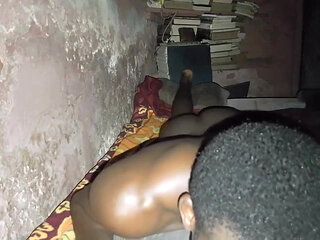 Watch How the African Black Guy Cum