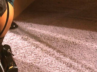 Girls in Heat Scene-3_ebony Brunette with Big Tits in Lingerie Enjoys a Big Cock and Cumshot on Top