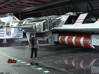 Stranded in Space - Planning on Fucking Hot Blue Haired MILF