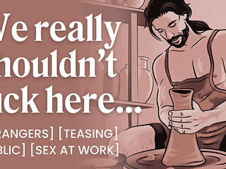 ASMR Audio Porn: Sexy Pottery Instructor Fucks You After Class - Strangers & Public Sex - Erotic Audio Roleplay for Women