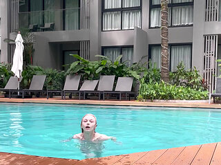 Cant Live a Day Without Swimming in the Pool, Kinda Got Used to It ) Down to Join Me This Weekend?