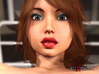 Bubbly one and only - cyborg clip - 3DXPassion