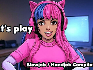 Let's Play - Blowjob / Handjob - Compilation [2 Minutes Editon]