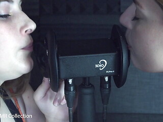 Teaser Earlicking from Ekko and Mia ASMR! Double Trouble NSFW EarLicking!