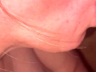 Wifey Gives You Amazing Head, Takes Your Huge Load in Her Mouth