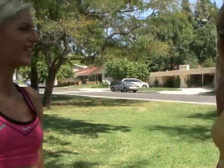 Loving Kittens Scene-4_a Couple of Blonde, Big-bootied Lesbians Like to Cum with a Dildo