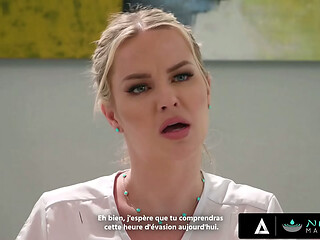 NURU MASSAGE - Sexy Babes Relieves Her Client'_s Stress With A Hot NURU FRENCH SUBTITLES
