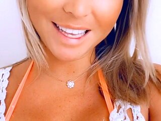 Great Big Boobs On Masturbating Redhead