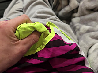 Cum in the gusset of nike tempo shorts