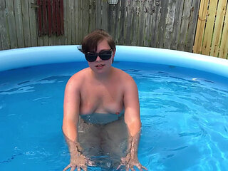 POV: Pool Creeper Caught! Anal Devore