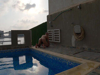 Arab Kuwaiti Gay Exhibitionist Caught Cruising Naked outdoor compilation