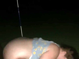 BBW & BBC Fucking in the Golf Course and BJ in Car Wash
