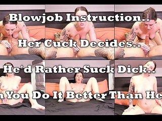 So You Think You Can Suck My Dick Better Than Her?