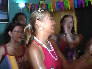 Birthday Party In Dormitory: Big Tits, Teen  Blowjob Porn