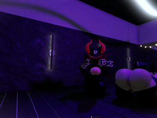 Follando a sucubo sumisa y pre&ntilde_andola en roblox studio
