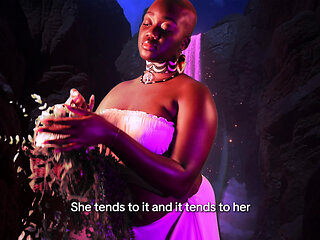 ASMR Videos to relax to Black Goddess tells Utopian World of Von Origin story calming music