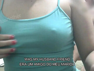 My Wife Shows Her Big Ass and Tight Pussy to Our Friend on Skype