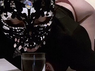 Skinny brunette toys her pussy on cam