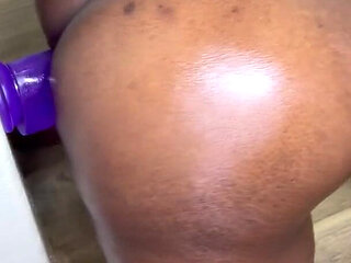 Trying Not to Get Caught Taking Backshots Mastubating.