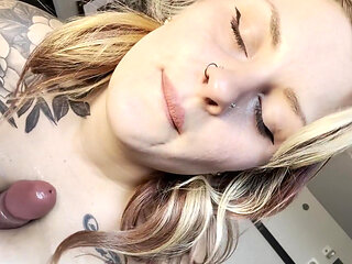 Wet Tits and Toes: Cum on My Toes