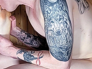 Foot Worship in the Sauna