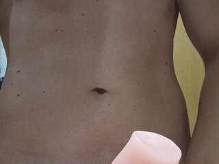 Fucking me a silicone pussy