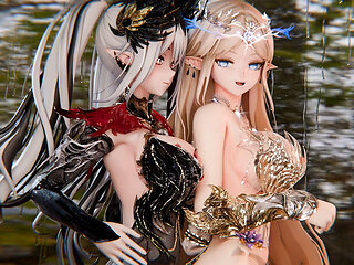 [mmd] Pgr-trouble Maker Double Striptease Pussy Thrusting