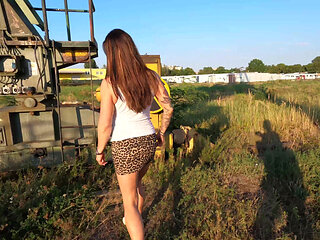 Alexa - the Outdoor Slut Who Gets Wet the Moment Fresh Air Hits Her Pussy