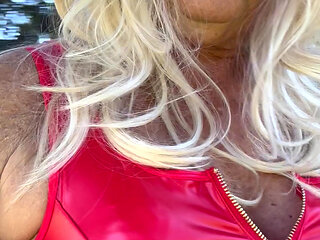 Shemale urethral probe outdoors