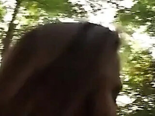 Skinny Hairy Amateur Swinger Fuck in the Countryside - Homemade Threesome Anal