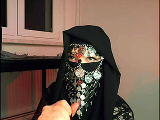 Hands of the Devil: Muslim Girl Jerks Off with Oil and Twerks Her Taboo Juicy Ass