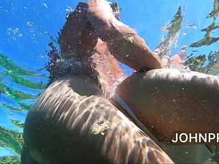 ALL Anal SEX under OCEAN with SURPRISE
