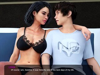 Morning Sex Between Hot Stepmom and Her Sweet Stepson