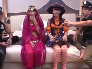 Cosplay hlleoween: Blowjob, Japanese  Creampie Porn