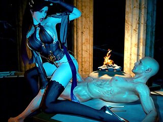 Cao Ying Curves in Motion: Animated Dreamgirl - 3D Animation