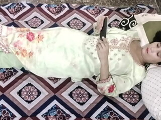 Indian Stepsister Watching Porn Om Mobile Fucked Hard By Stepbrother - Hindi Audio