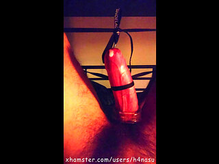 Hottest Hands Free Cum From Bound Cock