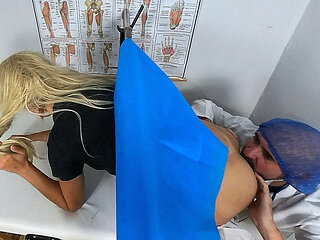 Gynecologist licked the patient's ass and fucked during exam!