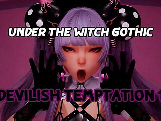 Under The Witch Gothic: Deborah's Devilish Blowjob & Cum Swallow 3D Game