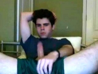 Twink Flashes Cock on Webcam