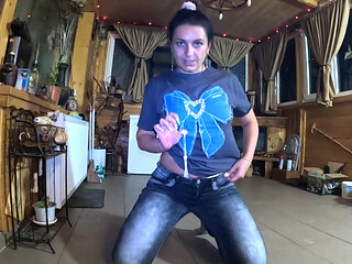 Face-fucking and Cum Play While Wearing Tight Jeans 284- Preview