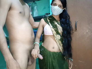 Boyfriend with her Bhabhi in Village at her home, going hardcore pussy fuck in Desi style.
