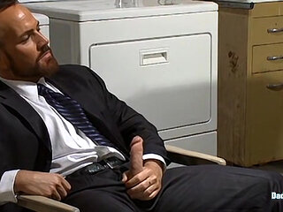 DaddySexFiles Matthew Ford Offers Slow Cock Ride In Front Of Hot Daddies